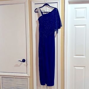 Blue one piece fancy jumper